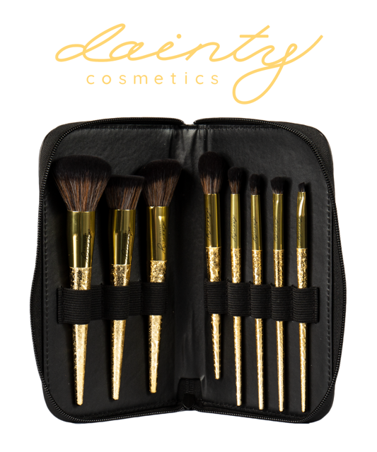 Dainty Cosmetics- Trouvaille 8 PC Brush Set