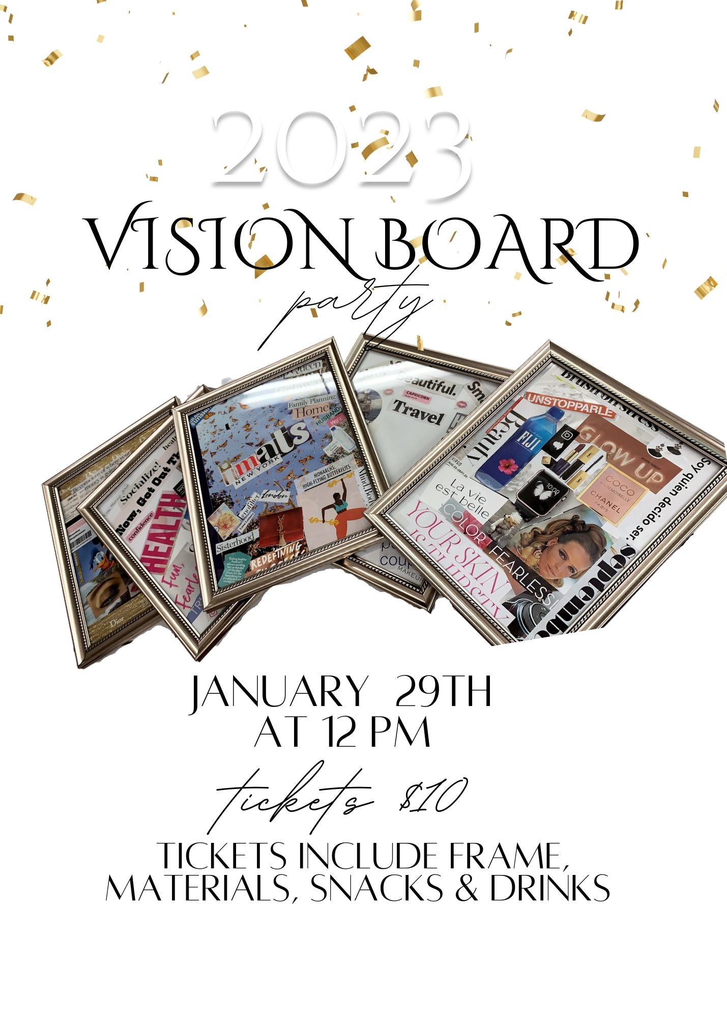 Vision board party